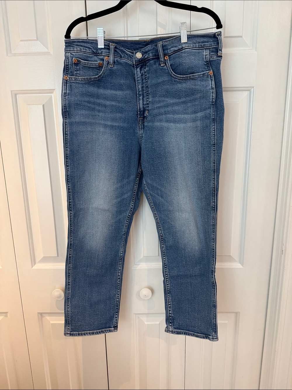 GAP high rise cigarette denim
